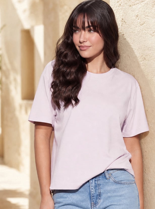 FAME FOREVER Solid T-shirt