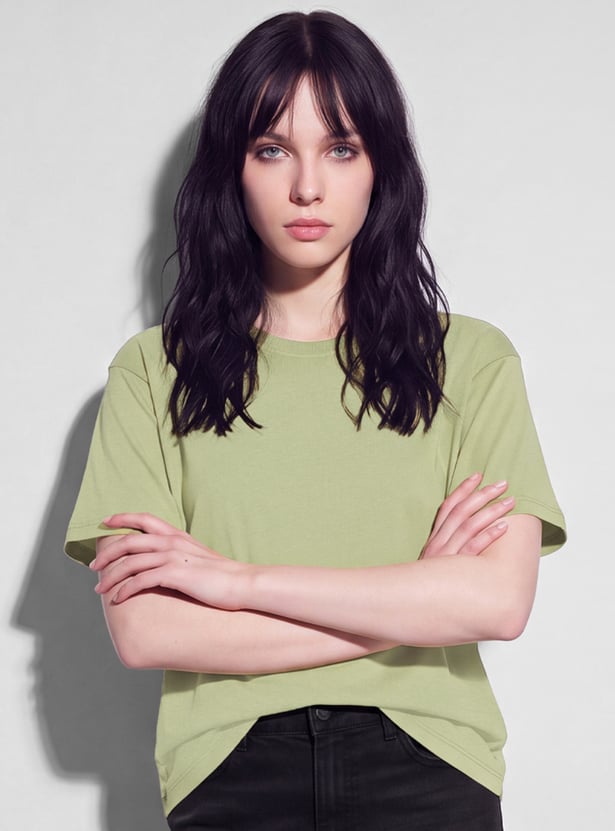 FAME FOREVER Solid T-shirt