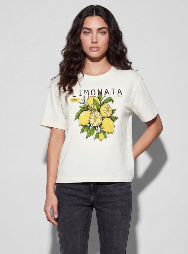 FAME FOREVER Graphic Print T-shirt