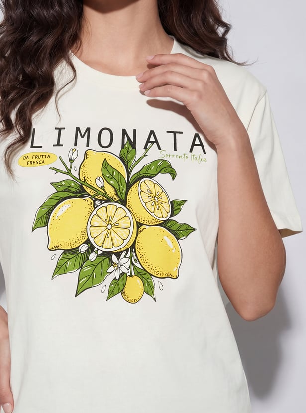 FAME FOREVER Graphic Print T-shirt