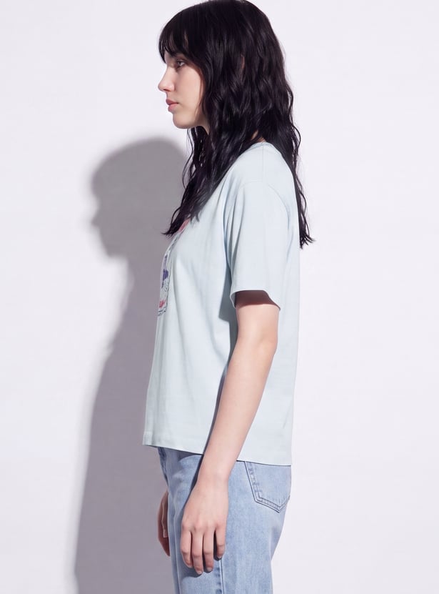 FAME FOREVER Graphic Print T-shirt