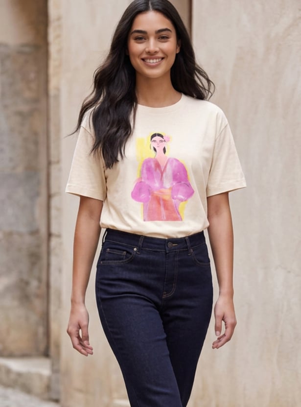 FAME FOREVER Graphic Print T-shirt