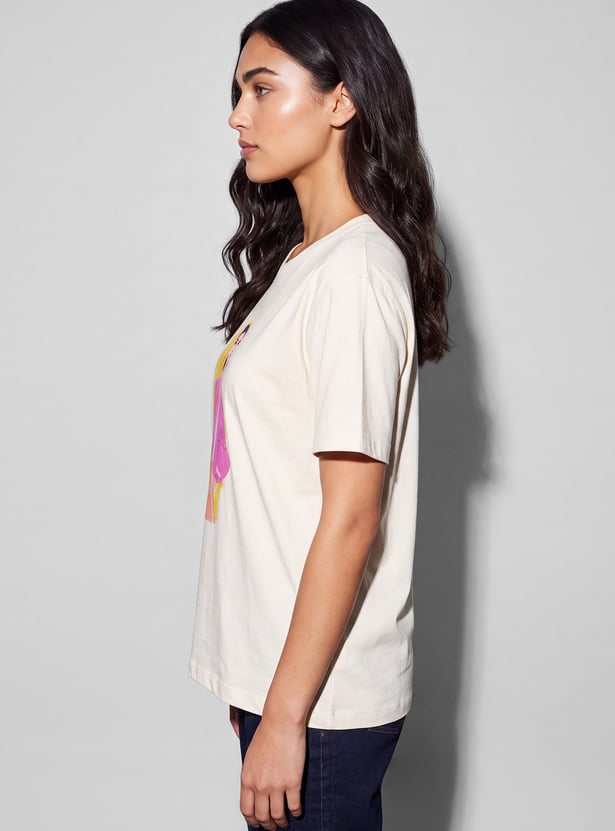 FAME FOREVER Graphic Print T-shirt