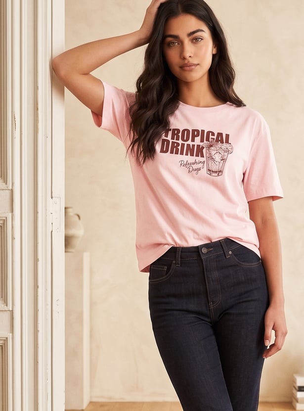 FAME FOREVER Printed T-shirt