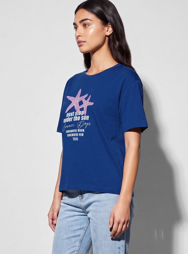 FAME FOREVER Graphic Print T-shirt