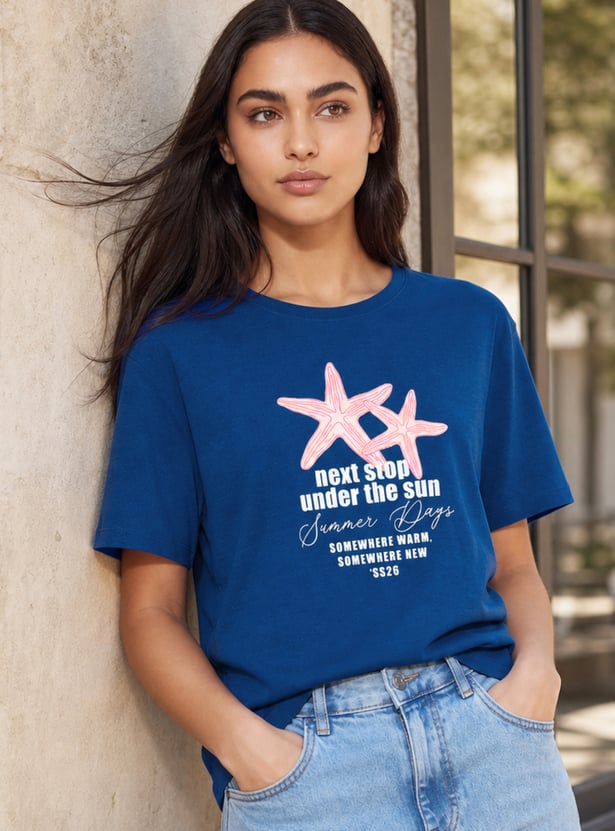 FAME FOREVER Graphic Print T-shirt