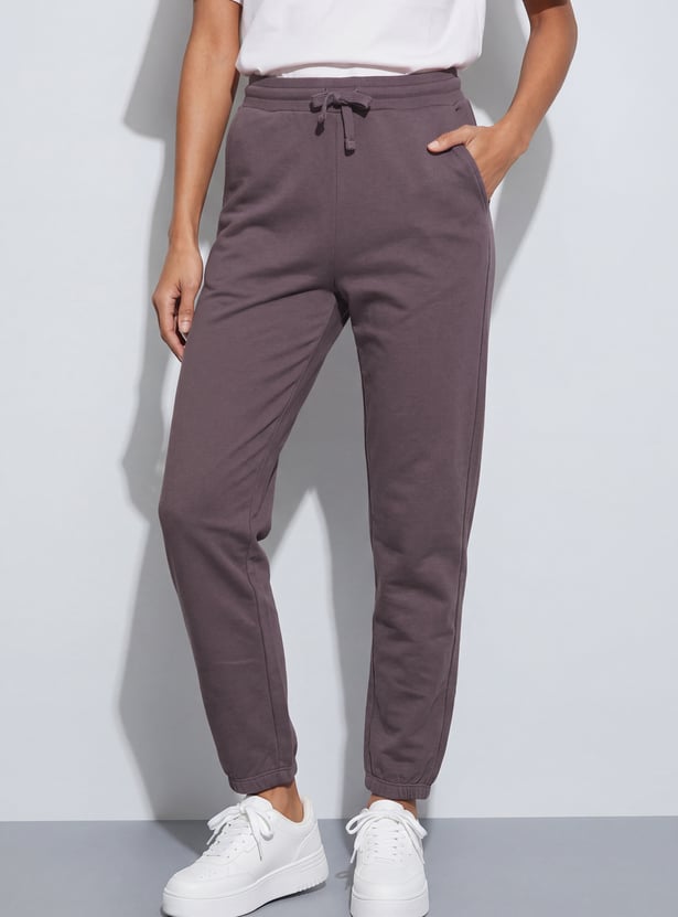 FAME FOREVER Drawstring Knit Joggers