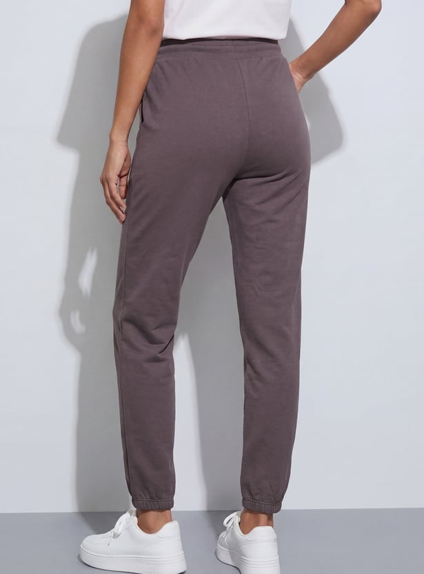 FAME FOREVER Drawstring Knit Joggers