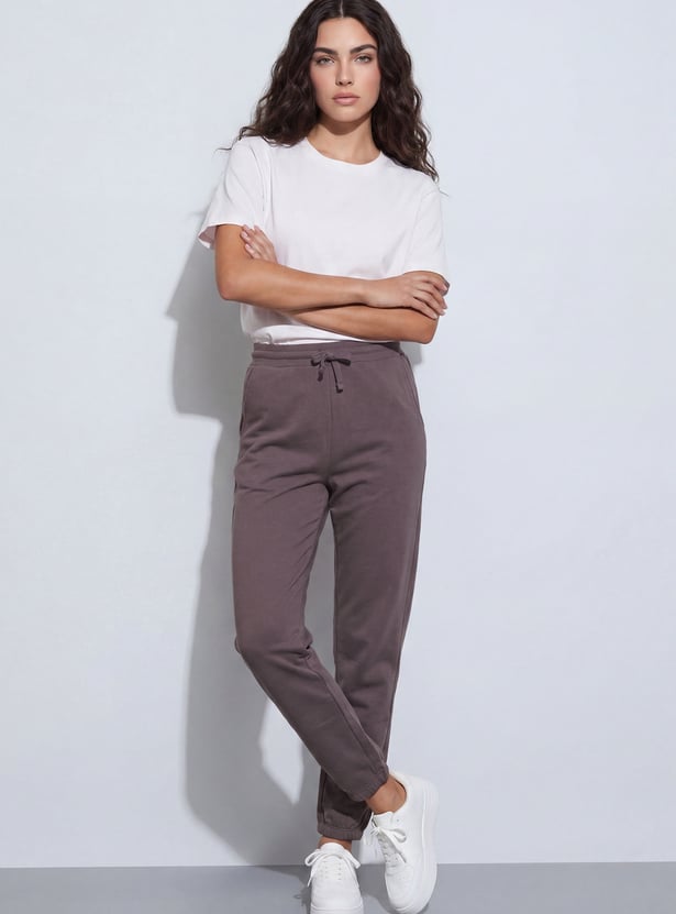FAME FOREVER Drawstring Knit Joggers