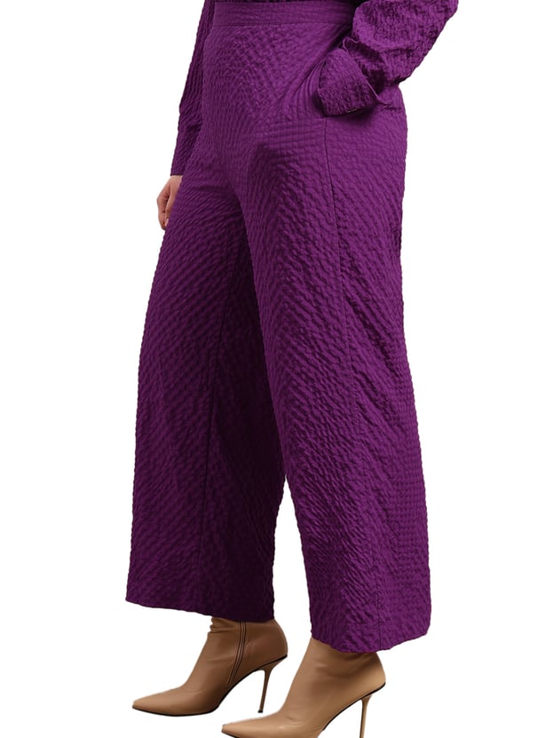 VERO MODA Textured Knit Trousers