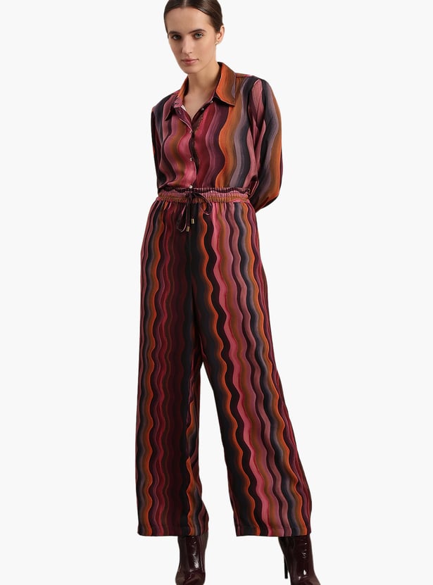 VERO MODA Printed Trousers