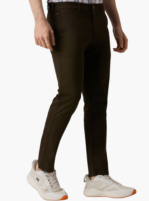 KILLER Solid Slim Tapered Trousers