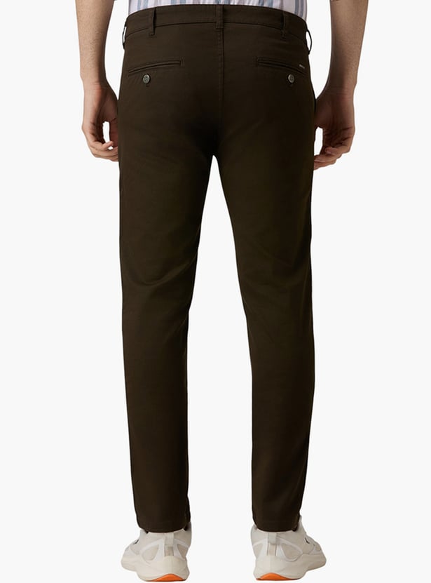 KILLER Solid Slim Tapered Trousers