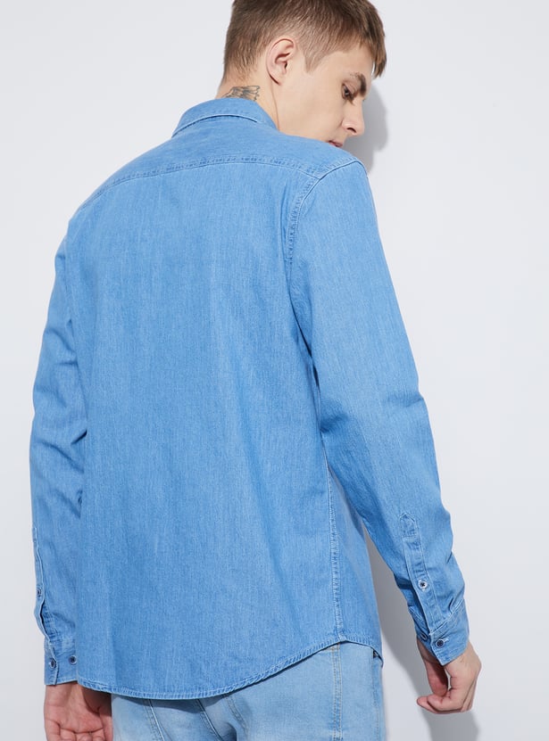 DENIMIZE Solid Smart Fit Shirt
