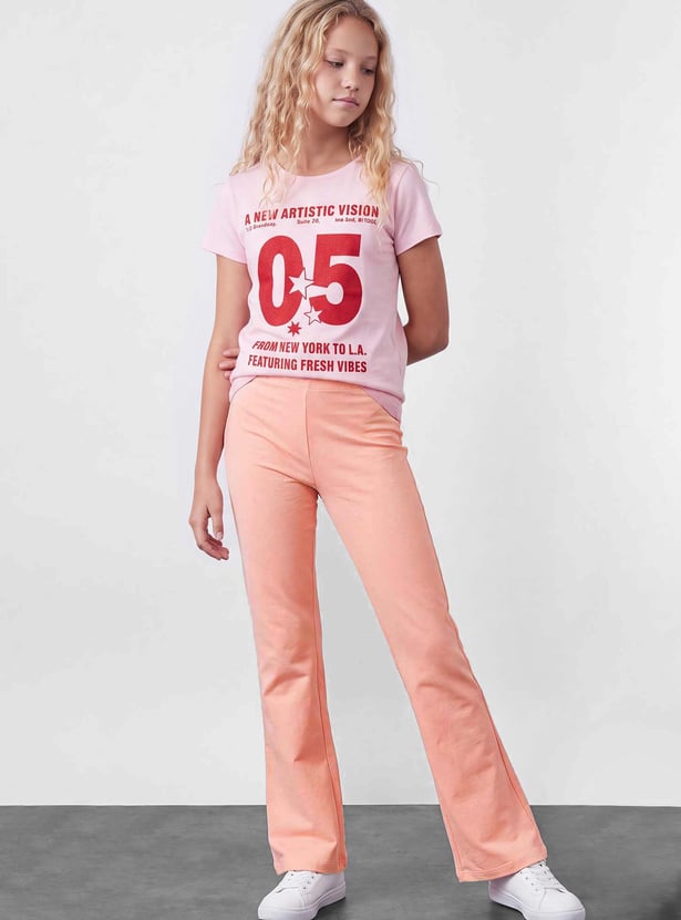 FAME FOREVER Girls Solid Pants