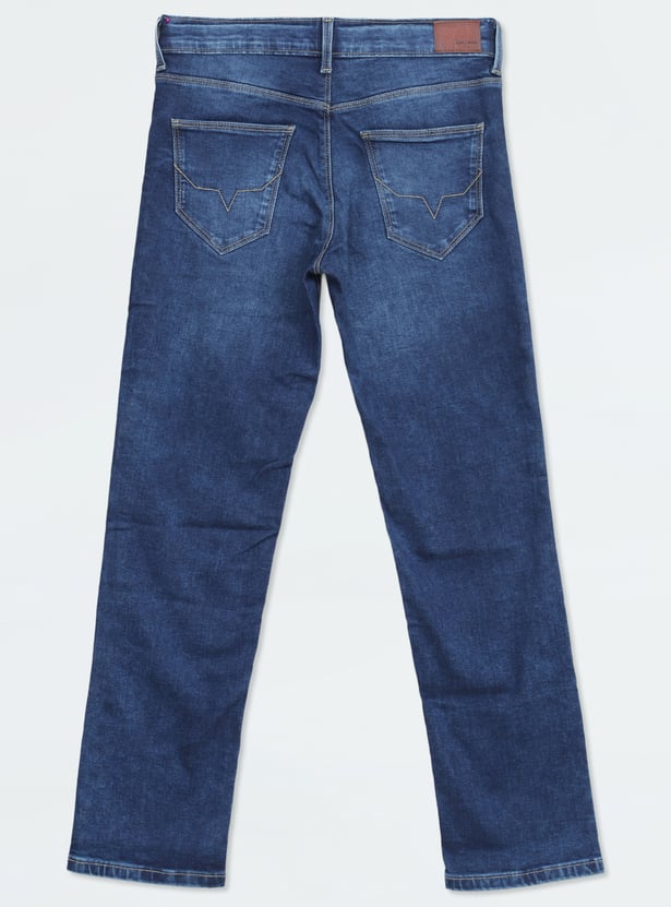 PEPE JEANS Boys Medium Wash Regular Fit Jeans