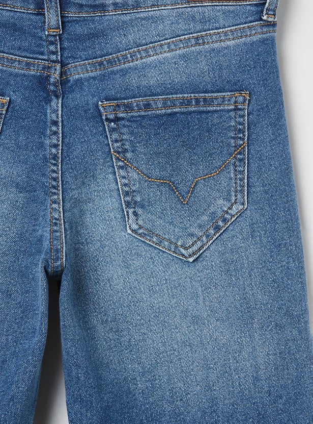 PEPE JEANS Boys Medium Wash Regular Fit Jeans