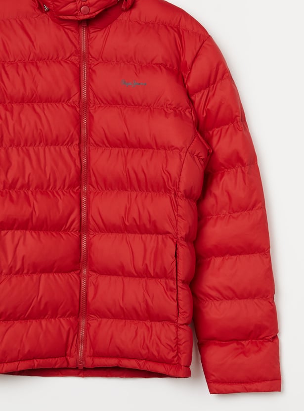 PEPE JEANS Boys Solid Puffer Jackets