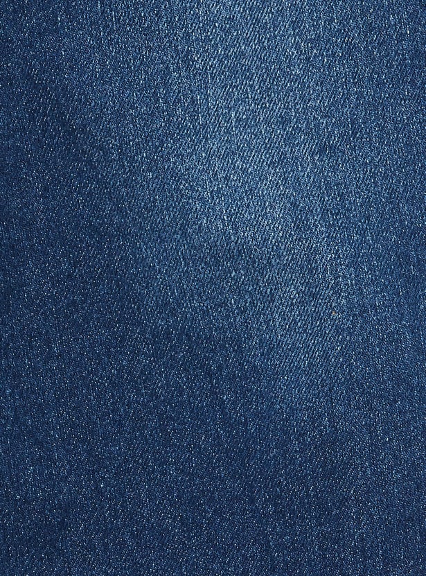 FAME FOREVER Girls Solid Mid-Rise Jeans