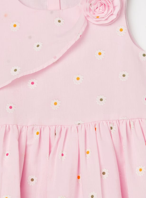 FAME FOREVER Girls Floral Print Dress