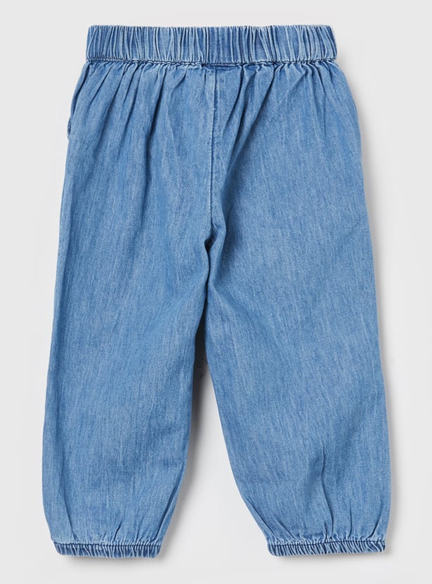 FAME FOREVER Girls Solid Jogger Jeans