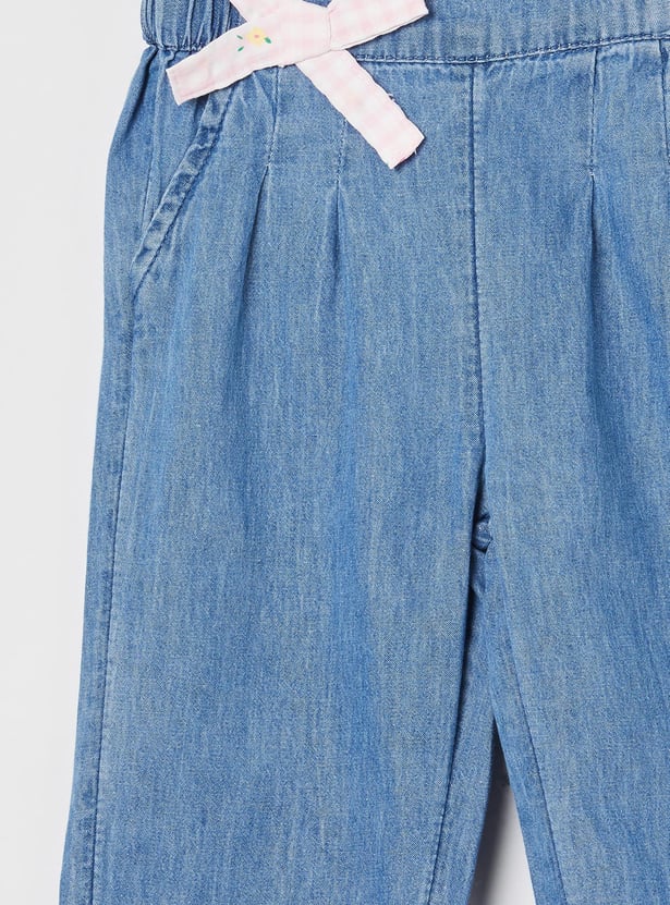 FAME FOREVER Girls Solid Jogger Jeans