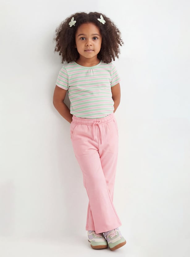 FAME FOREVER Girls Solid Track Pants