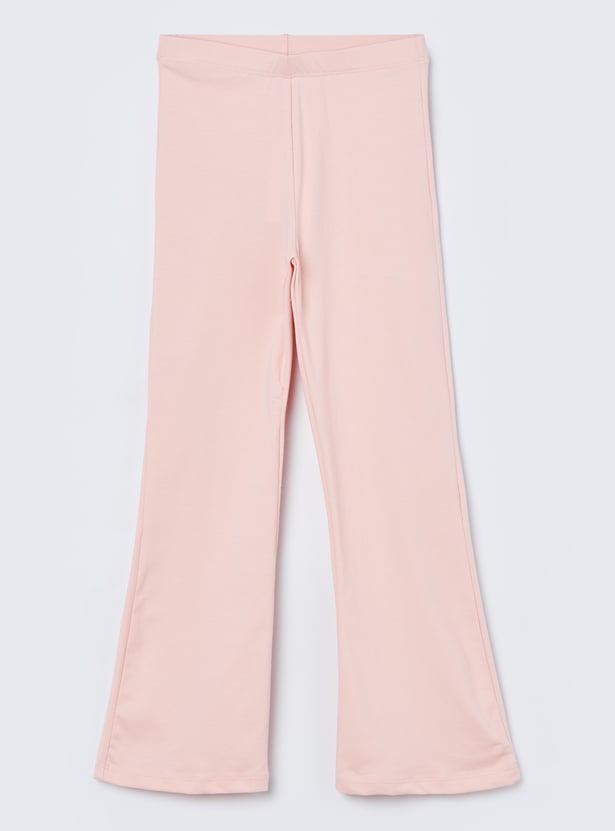 FAME FOREVER Girls Solid Flared Leggings