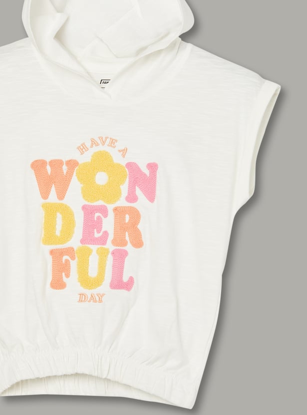 FAME FOREVER Girls Graphic Print T-shirt