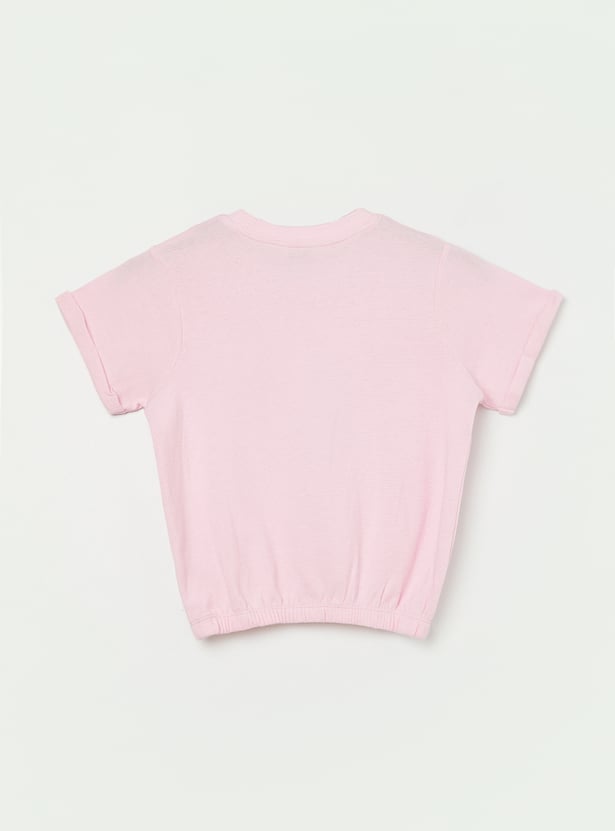 FAME FOREVER Girls Embellished T-shirt