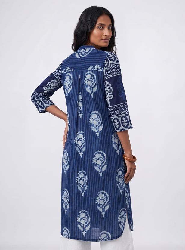 MELANGE Ethnic Motif Straight Kurta