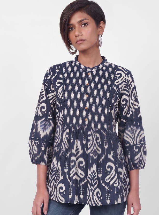 MELANGE Ethnic Motif Print Tunic