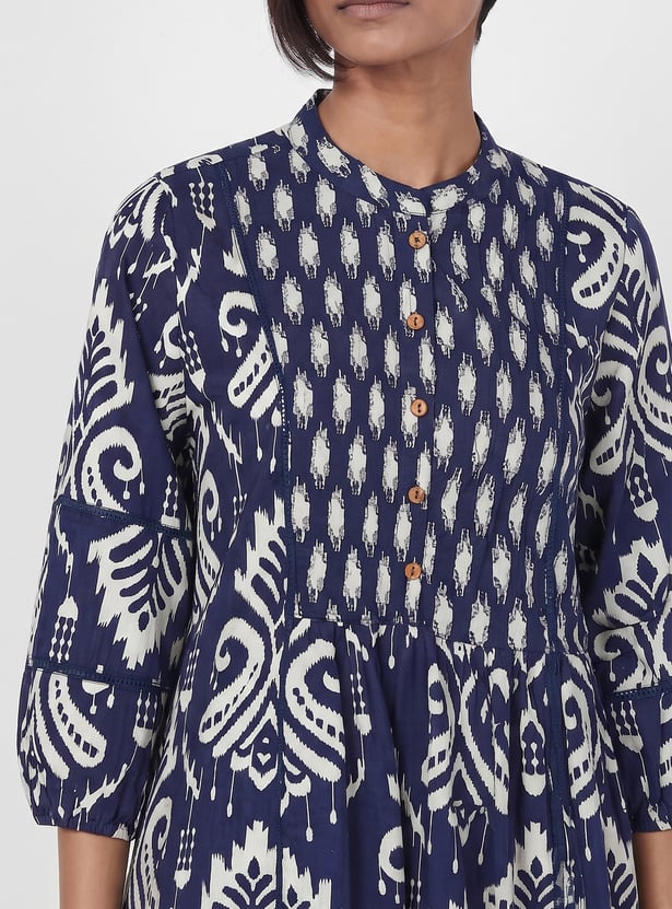 MELANGE Ethnic Motif Print Tunic