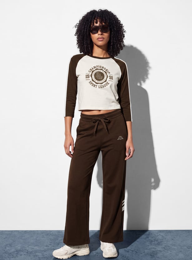 KAPPA Graphic Print Crop T-shirt