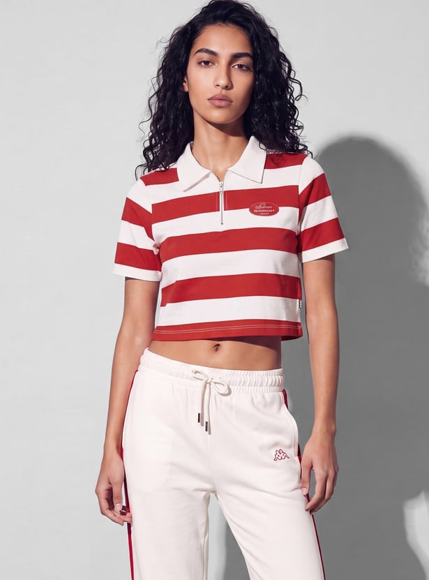 KAPPA Striped Polo T-shirt