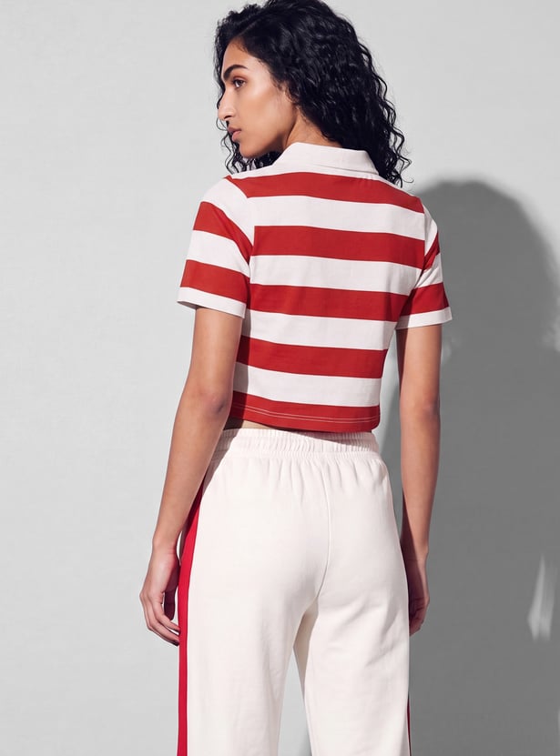 KAPPA Striped Polo T-shirt
