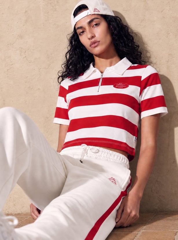 KAPPA Striped Polo T-shirt