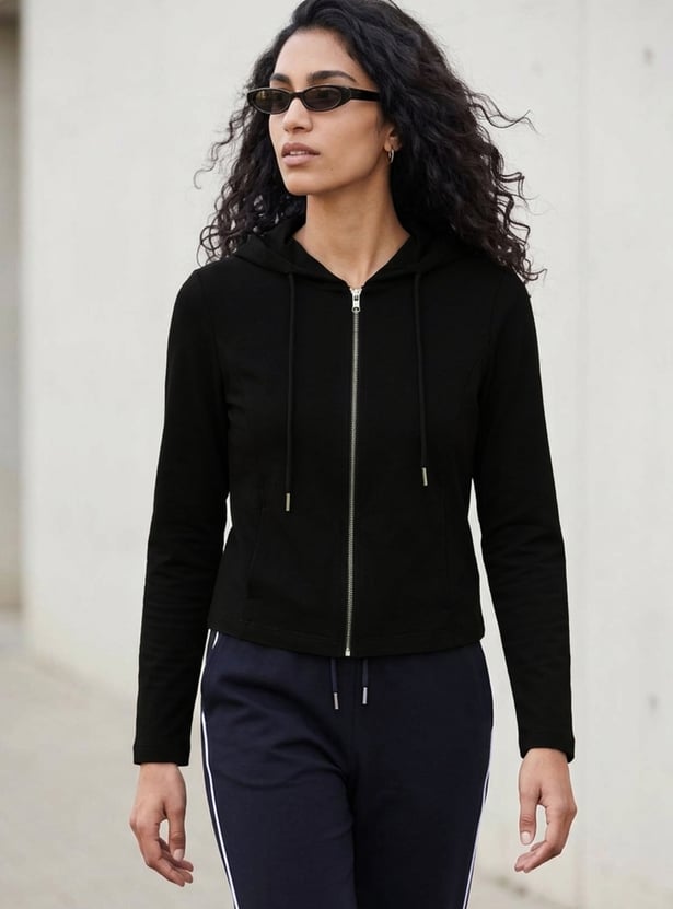 KAPPA Front Open Hooded Sweatshirt
