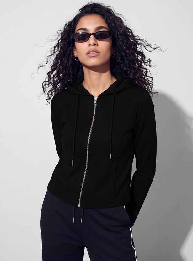 KAPPA Front Open Hooded Sweatshirt