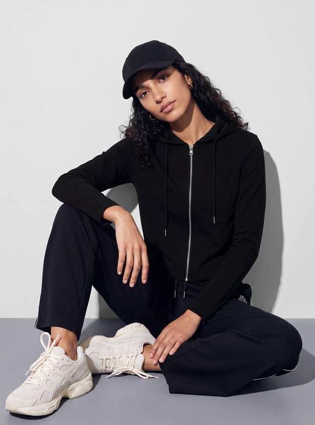 KAPPA Front Open Hooded Sweatshirt