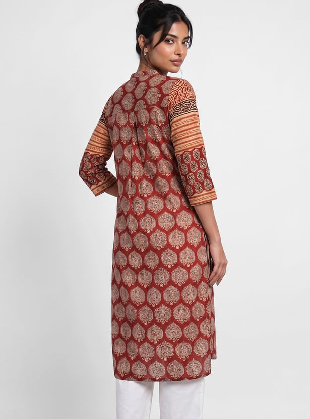 MELANGE Ethnic Motif Straight Kurta