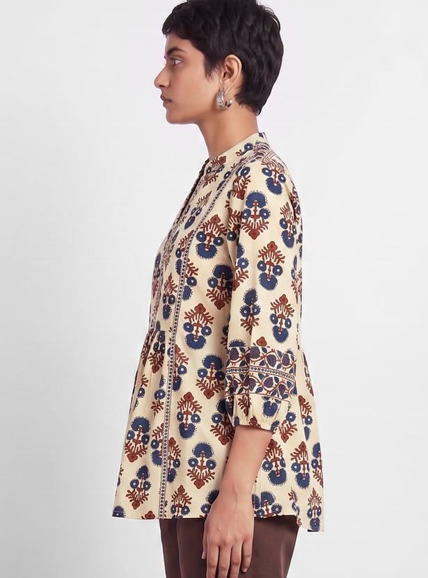 MELANGE Floral Print Tunic