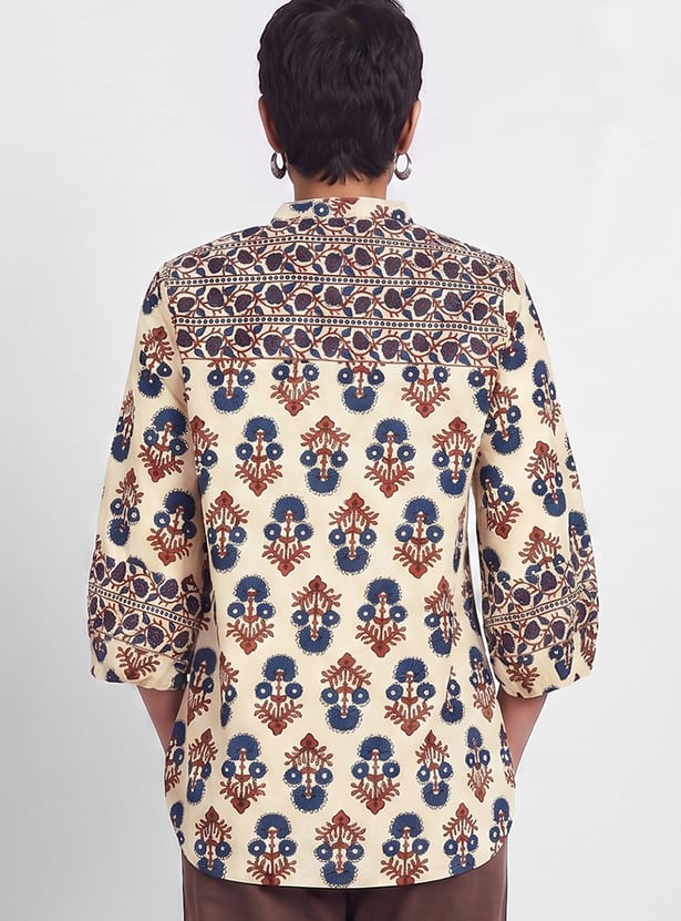 MELANGE Floral Print Tunic