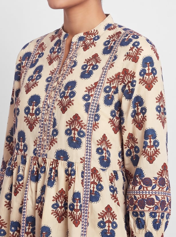 MELANGE Floral Print Tunic