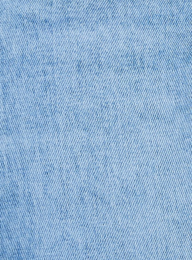 KRAUS Solid Wide Leg Jeans