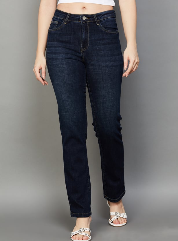KRAUS Solid Slim Straight Fit Jeans