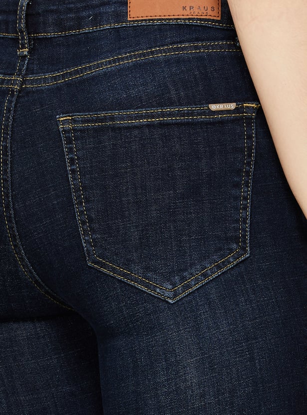KRAUS Solid Slim Straight Fit Jeans