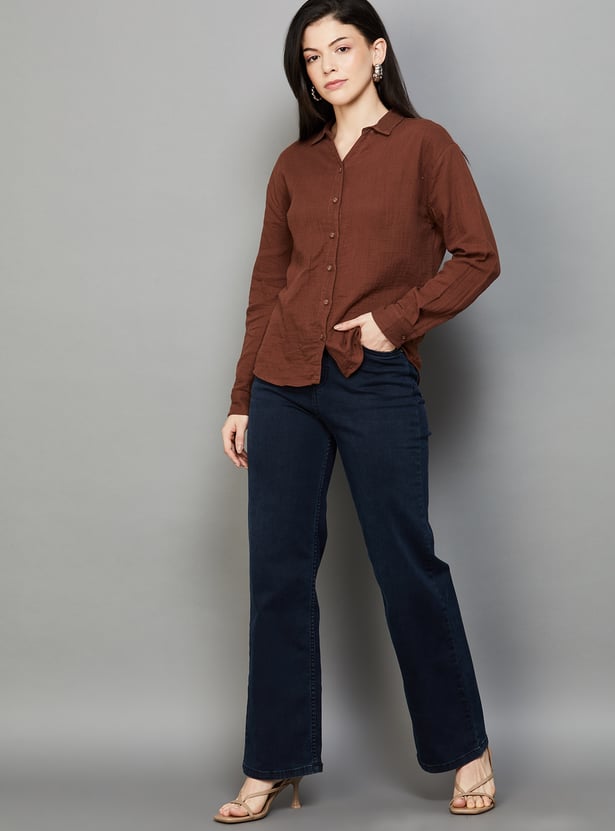 KRAUS High-Rise Straight Fit Jeans
