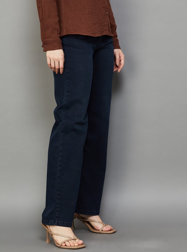 KRAUS High-Rise Straight Fit Jeans