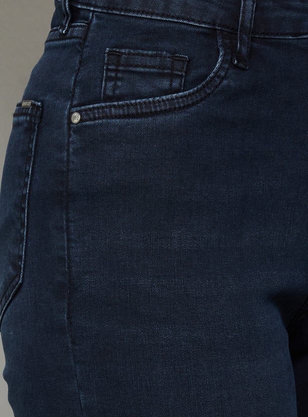 KRAUS High-Rise Straight Fit Jeans